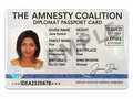 Nation of The Amnesty Coalition Diplomat Passport Card